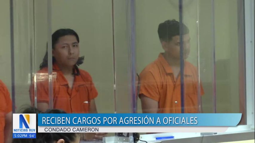 Reciben cargos los detenidos por agresión a oficiales del condado Cameron