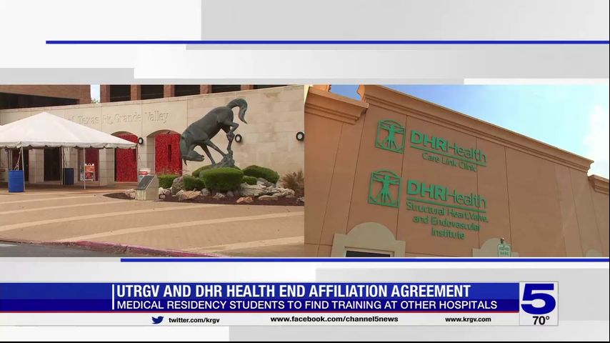 UTRGV and DHR Health end affiliation agreement