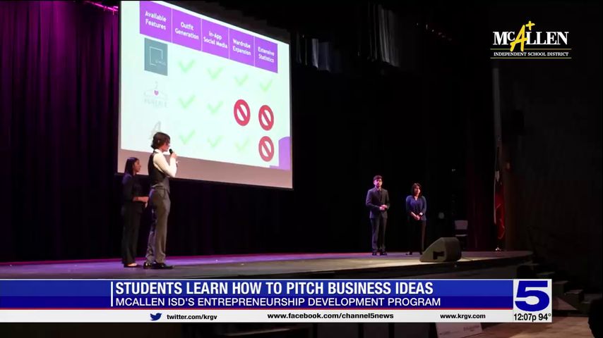 Entrepreneurial program teaches McAllen students how to pitch business ideas