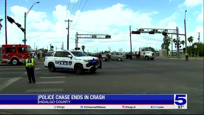 Weslaco police: Man arrested after police chase leads to multi-vehicle crash