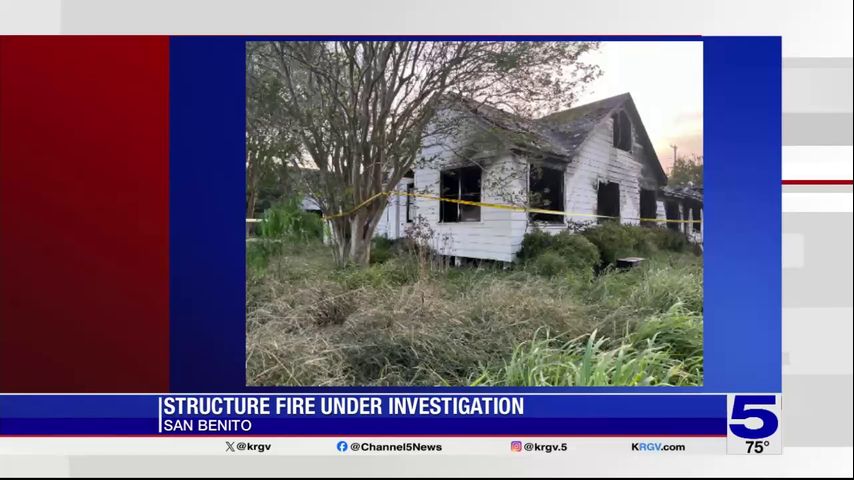 San Benito fire officials investigate house fire