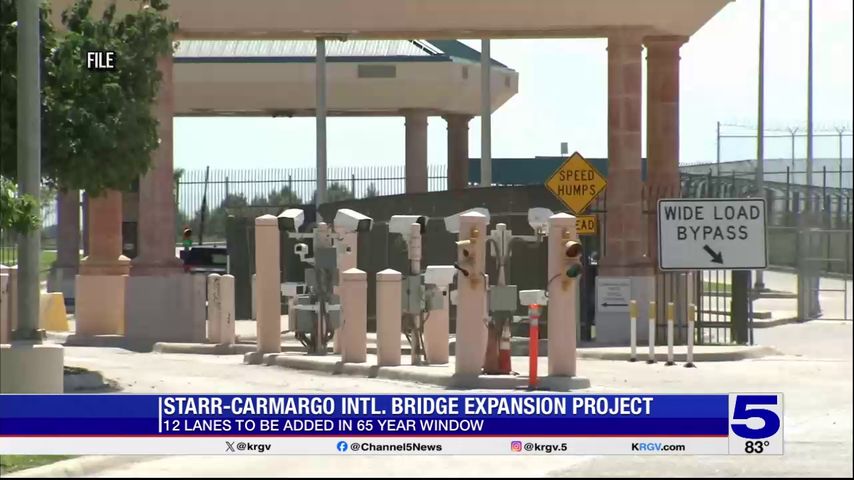 Starr-Camargo international bridge expansion project signed into law