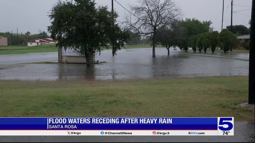 Santa Rosa sees heavy rain amid Cameron County flood advisory