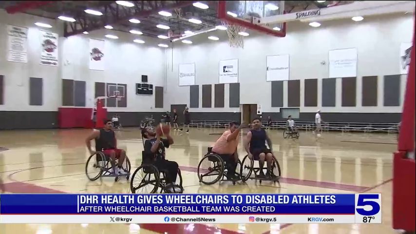 DHR Health brings wheelchairs for disabled athletes in the Valley