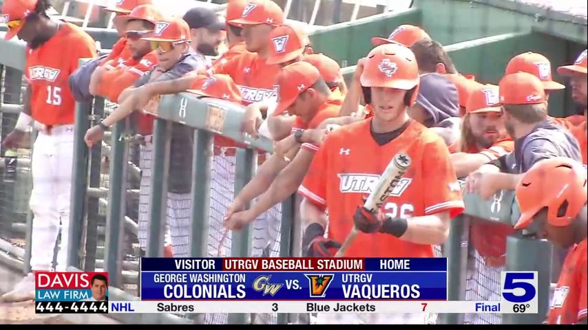 UTRGV baseball sweeps George Washington Univ.