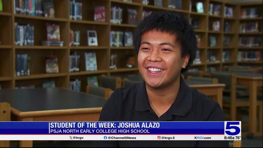 Student of the Week: Joshua Jude Alazo