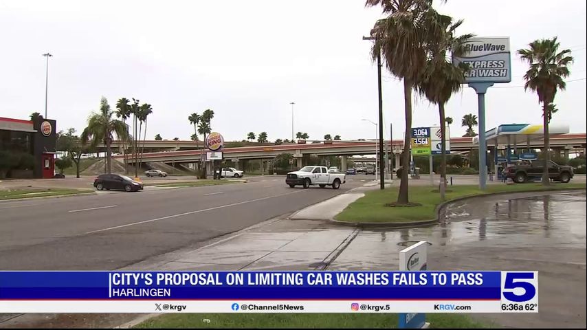 Harlingen proposal to limit amount of new car washes rejected by commissioners