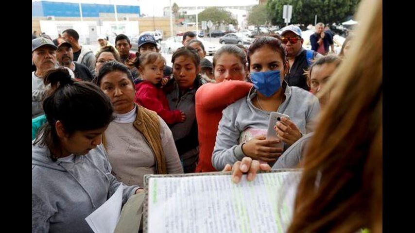 Planes, buses moving migrants from crowded border shelters
