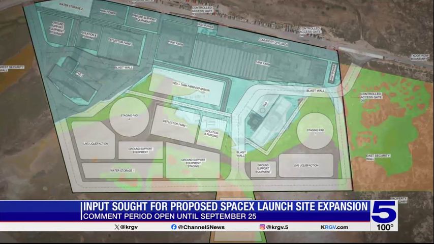 SpaceX looking to expand Starbase launch site