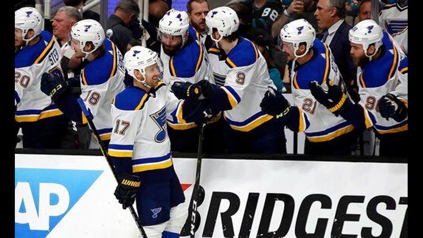 Defensive switch helps Blues even West final vs. Sharks