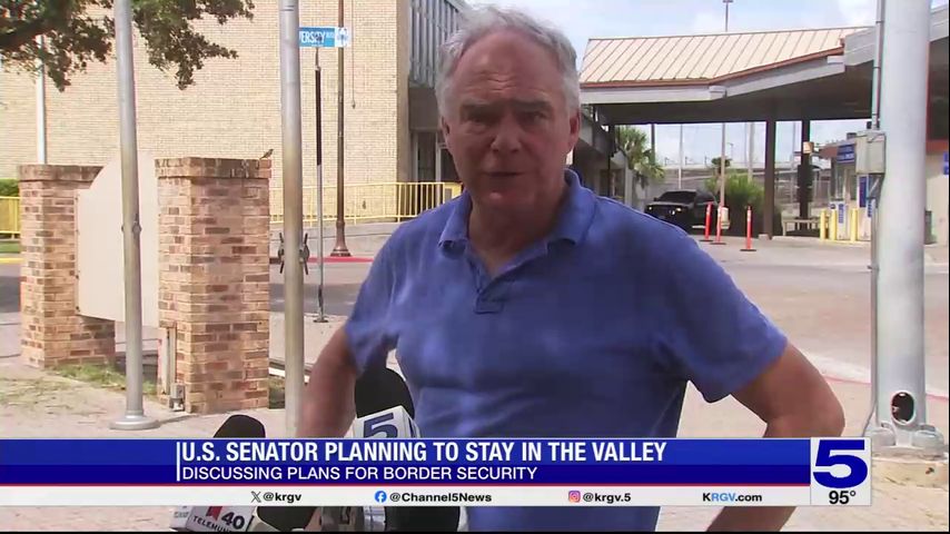 Virginia Senator Tim Kaine visits Brownsville to discuss fentanyl smuggling prevention efforts