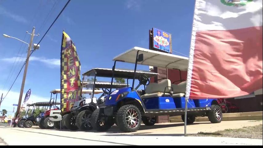 Music devices banned on golf-carts at South Padre Island