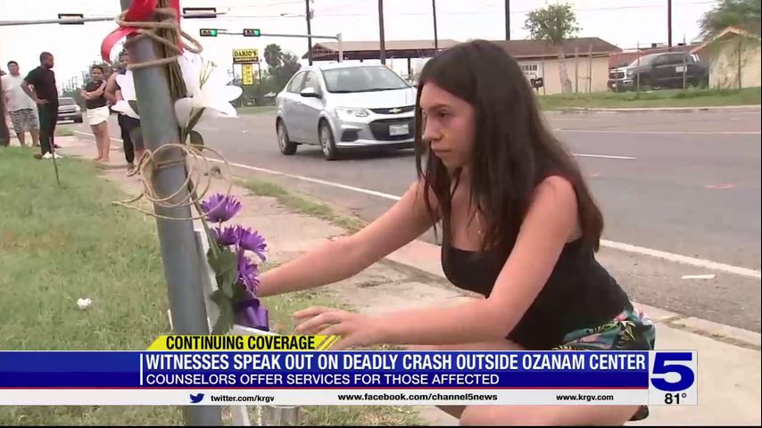 Witnesses speak out on deadly crash outside Ozanam Center in Brownsville