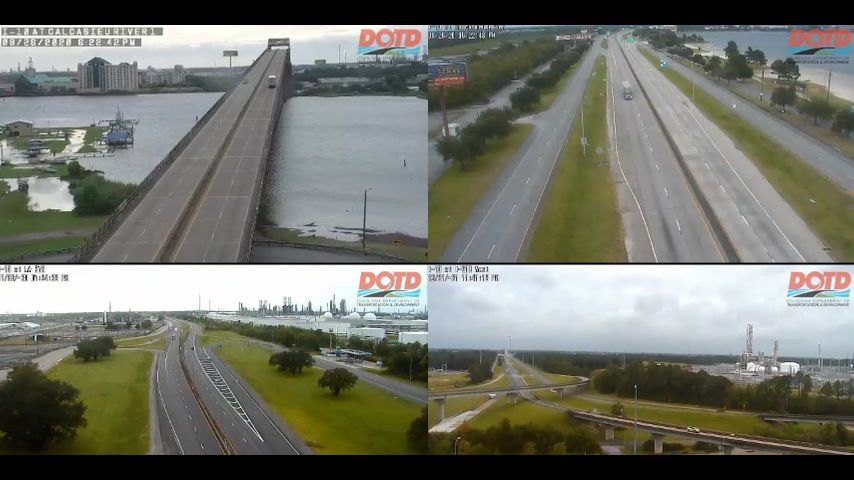 Live DOTD traffic cameras in Lake Charles