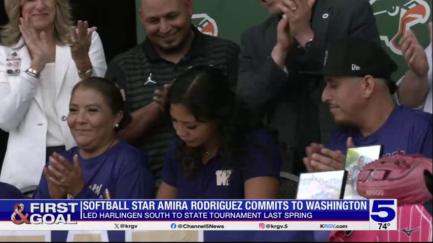 Harlingen South softball star Amira Rodriguez commits to Washington