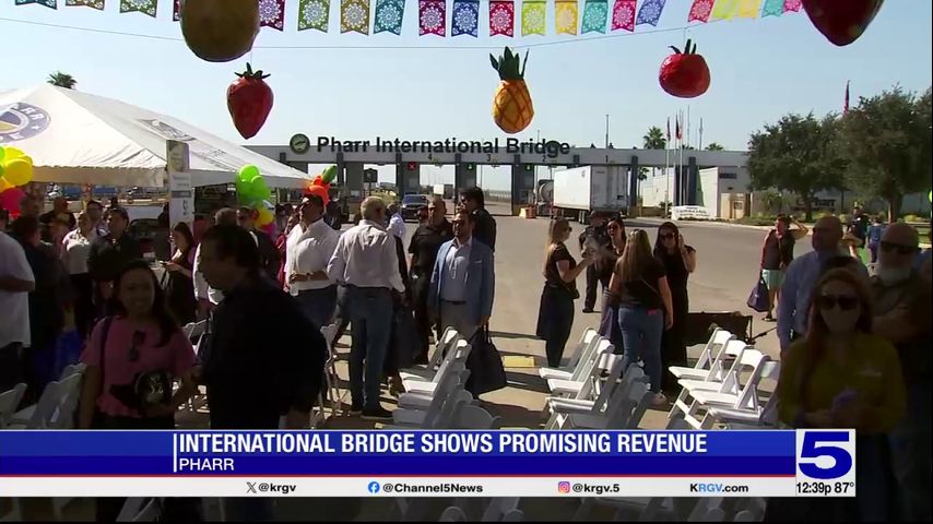 Pharr International Bridge shows promising revenue