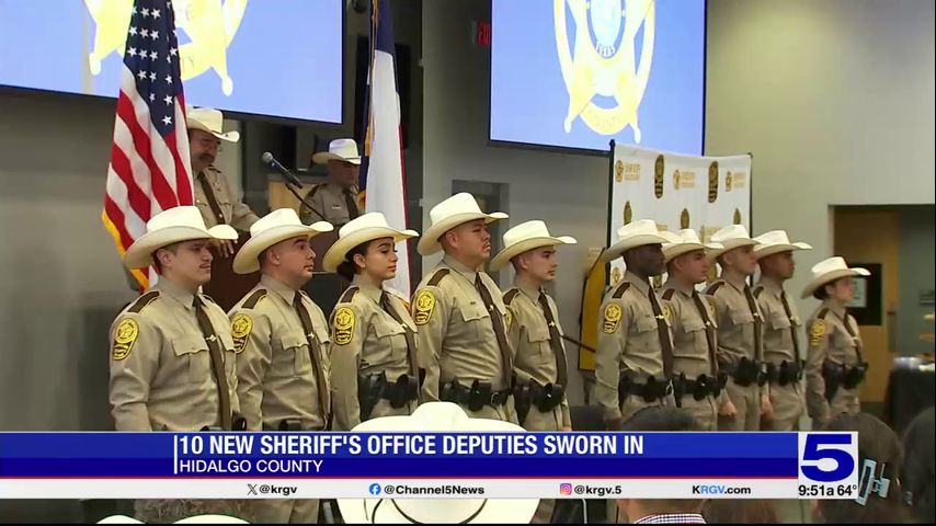 New Hidalgo County sheriff's deputies sworn in