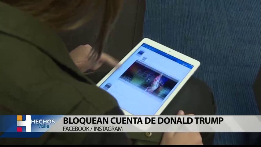 Cancelan cuentas de redes sociales de el presidente Donald Trump