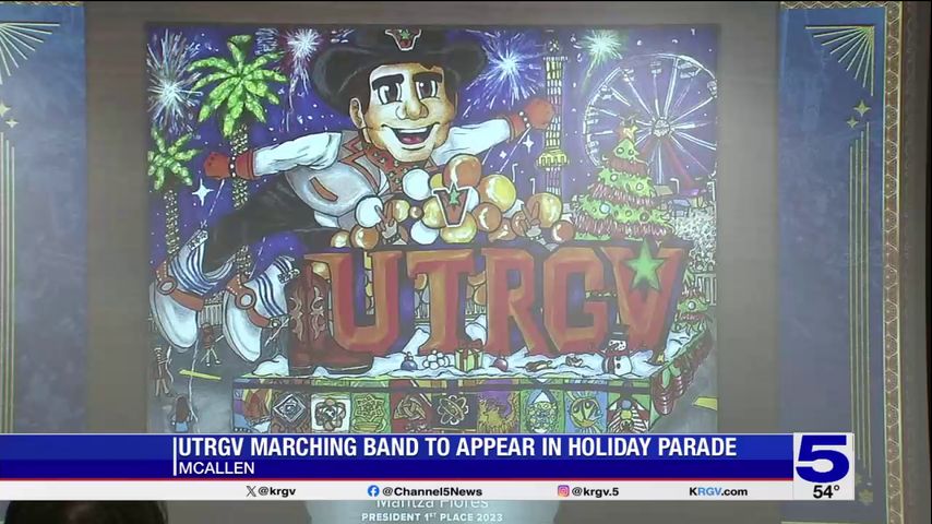 UTRGV marching band to appear in McAllen Holiday Parade