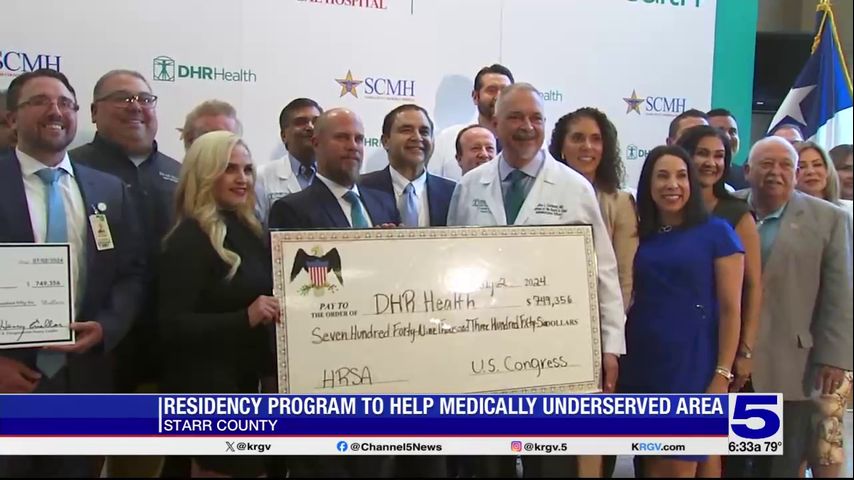 Residency program to help medically underserved area in Starr County