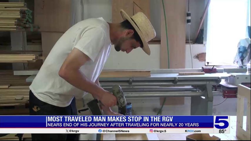 'Most-traveled' man in the country visits the Valley