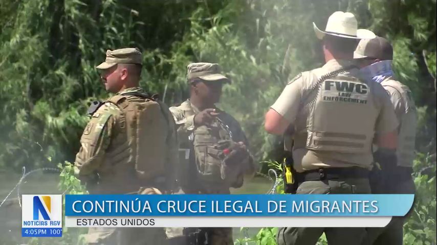 Continúa el cruce ilegal de migrantes a los Estados Unidos