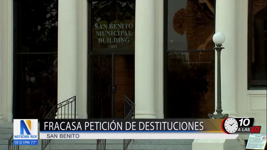 Fracasa intento de revocación de comisionados de San Benito