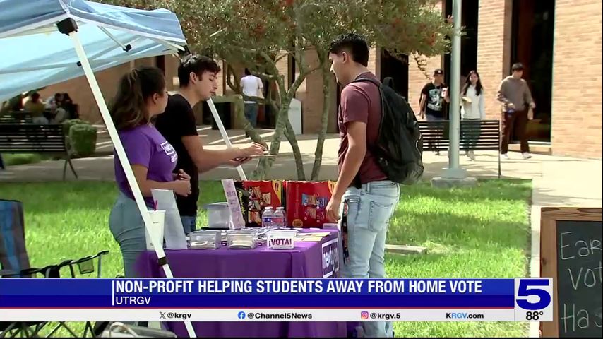 Non-profit helping out-of-town UTRGV students vote in the Valley