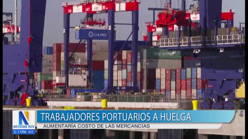 Huelga portuaria en la costa este y el golfo amenaza el comercio