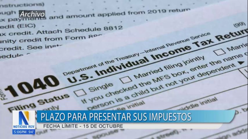 IRS impone fecha límite para presentar sus impuestos