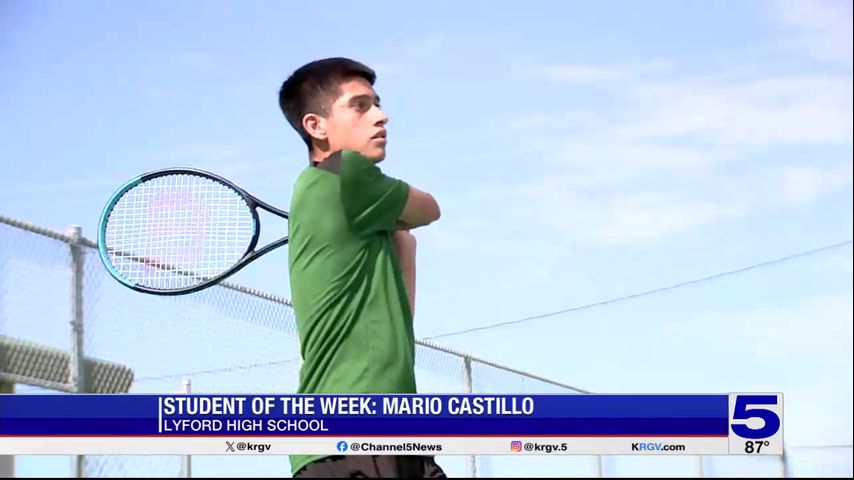Student of the Week: Lyford High School's Mario Castillo