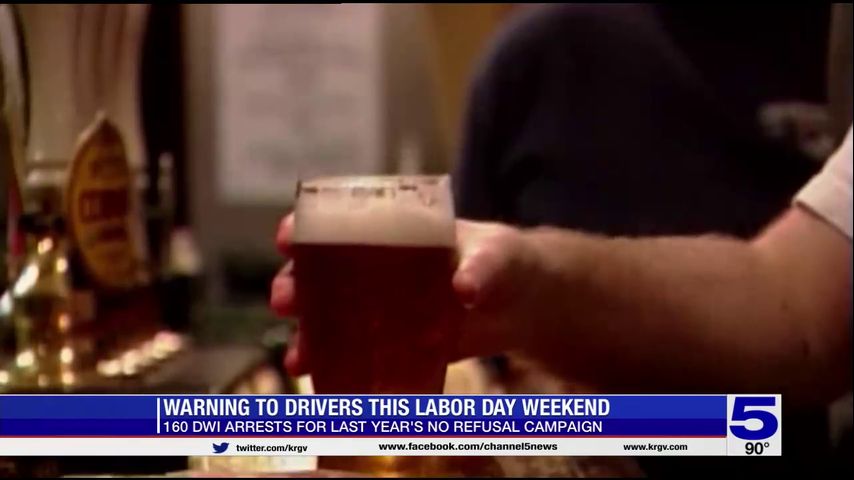 Officials warn against drinking and driving during No Refusal weekend