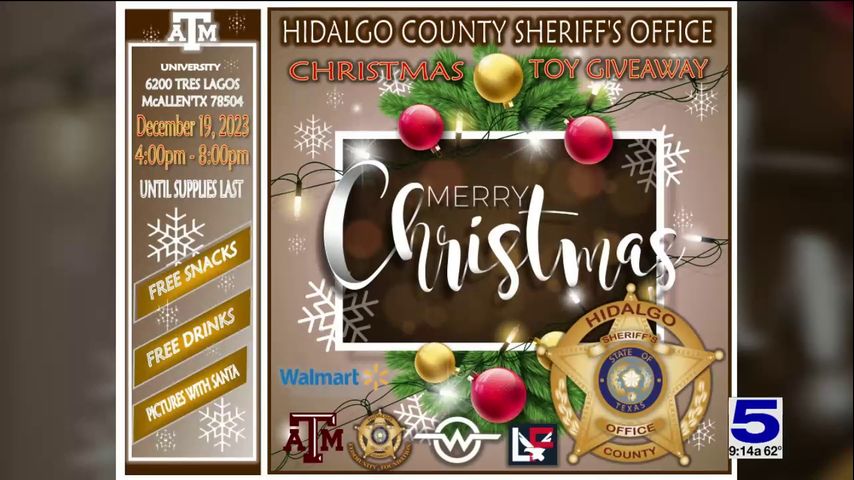 Hidalgo County Sheriff's Office preparing for annual toy giveaway