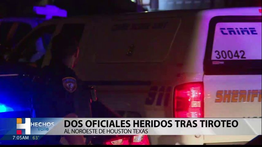 Un sospechoso muerto, 2 agentes heridos tras tiroteo en Texas