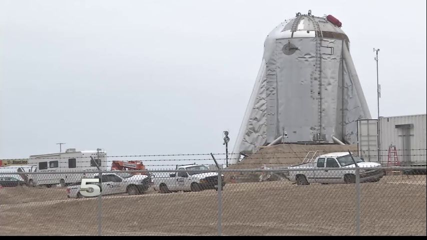 SpaceX Rocket Transferred to Launch Pad Site for Testing