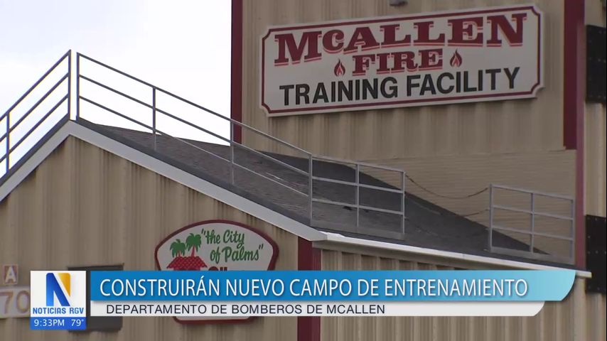 Anuncian la construcción de un nuevo campo de entrenamiento para los bomberos de McAllen