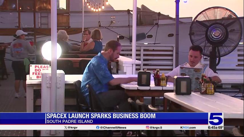 SpaceX launch sparks business boom on South Padre Island