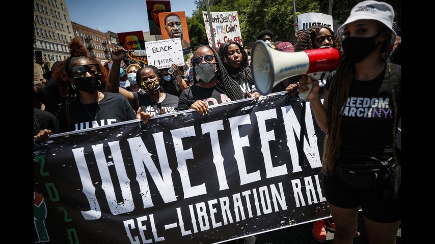 Amid protests for racial justice, Juneteenth gets new renown