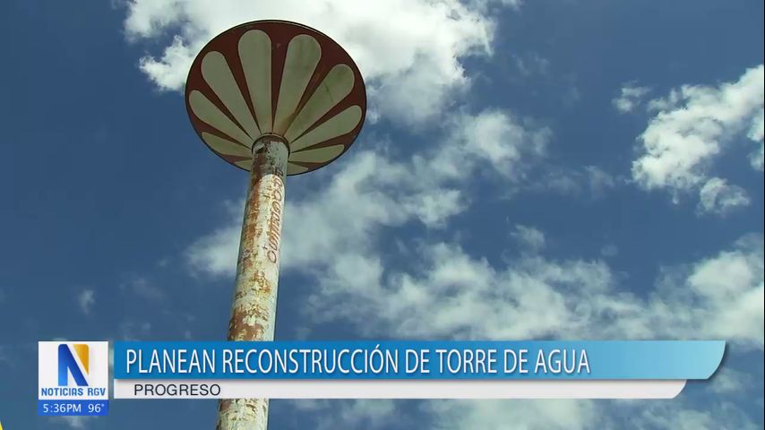 Ciudad de Progreso planea reemplazar torre de agua de la ciudad