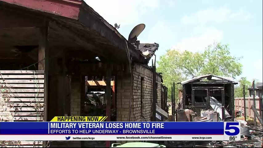 Home of Brownsville veteran destroyed in fire