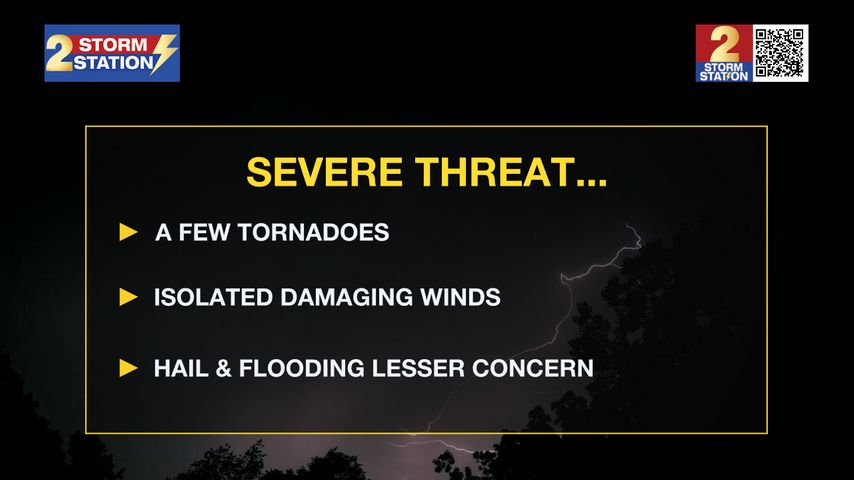 Feb. 15 - Update on severe potential, radar check