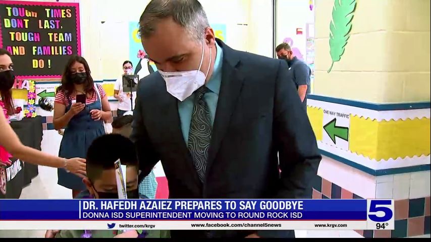 Donna ISD superintendent relocating to Round Rock, prepares to say goodbye