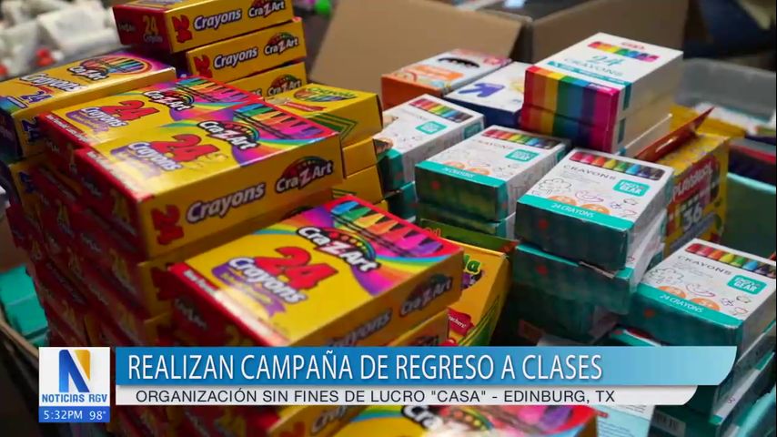 Organización sin fines de lucro 'CASA' realiza campaña de regreso a clases