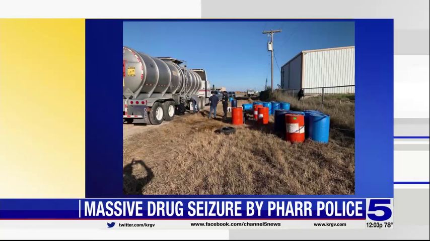 Pharr police seize more than 700 gallons of liquid meth