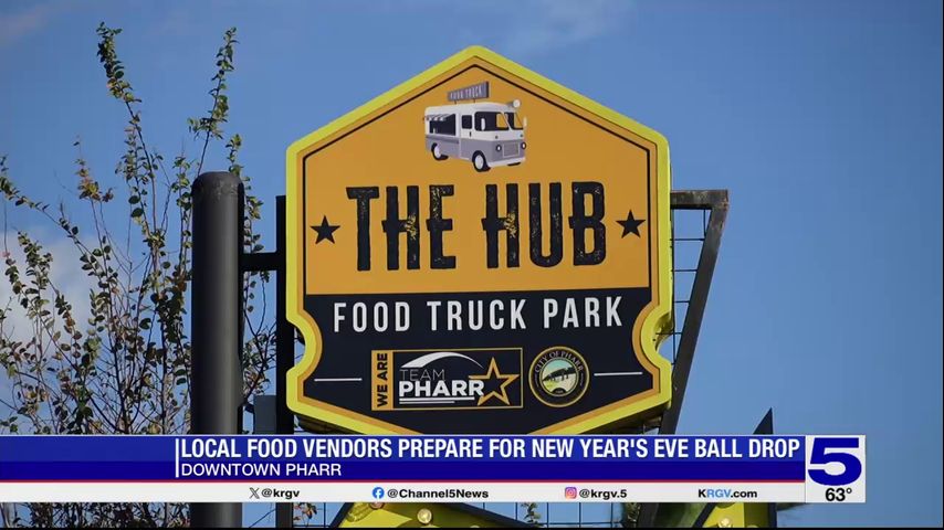 Pharr food truck vendors participating in New Year's ball drop