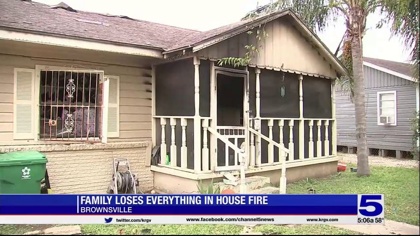 Brownsville family loses everything in house fire