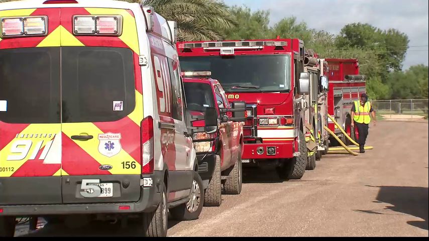 Fire consumes mobile-home in Alamo