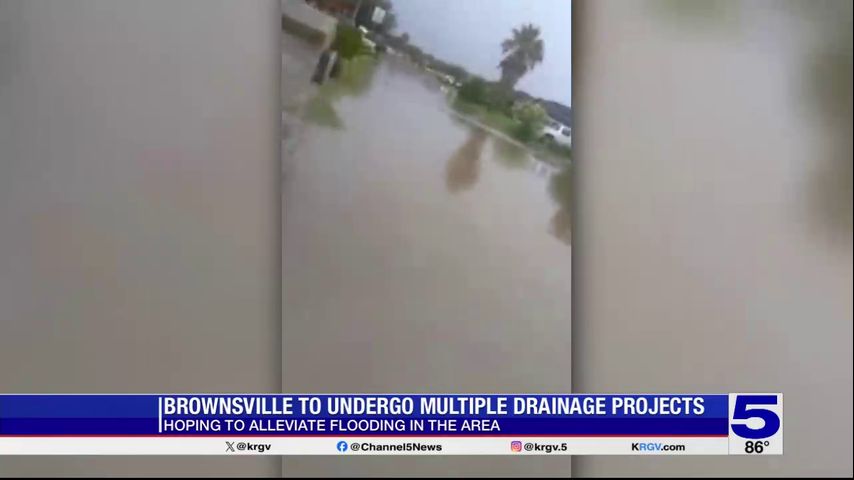 City of Brownsville to undergo multiple drainage projects to alleviate flooding