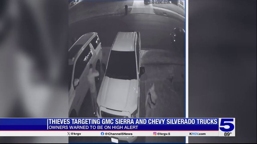 Authorities say car thieves targeting specific trucks in the Valley