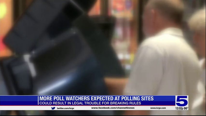 More poll watchers expected at voting sites